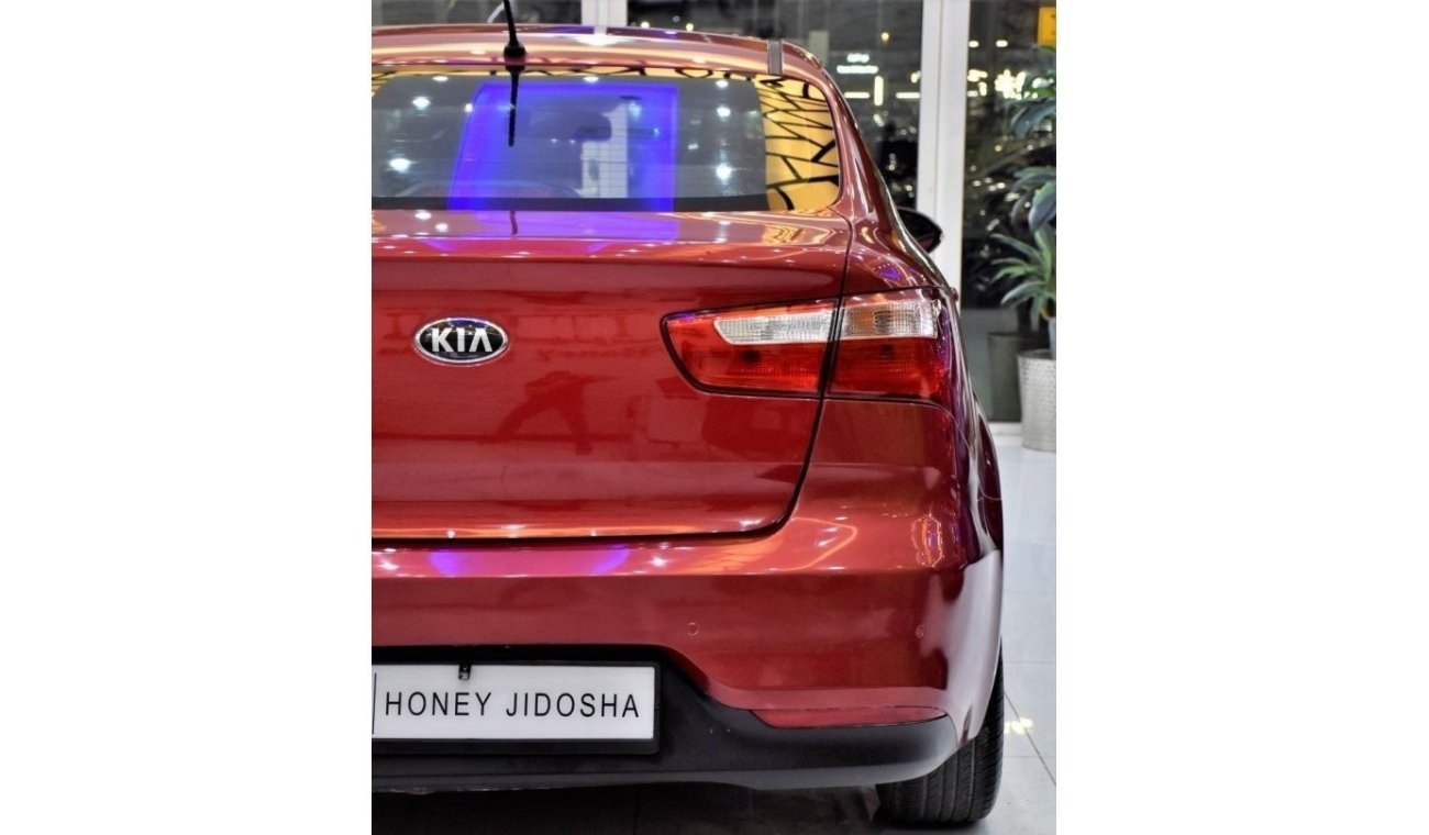 Kia Rio EXCELLENT DEAL for our KIA Rio ( 2016 Model ) in Red Color GCC Specs