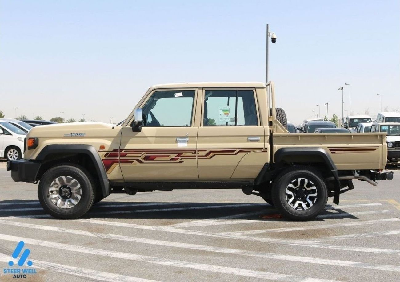 تويوتا لاند كروزر بيك آب 2024 79 Series 4.0L LX V6 Double Cab 4WD 4 Doors Petrol AT - Book Now!
