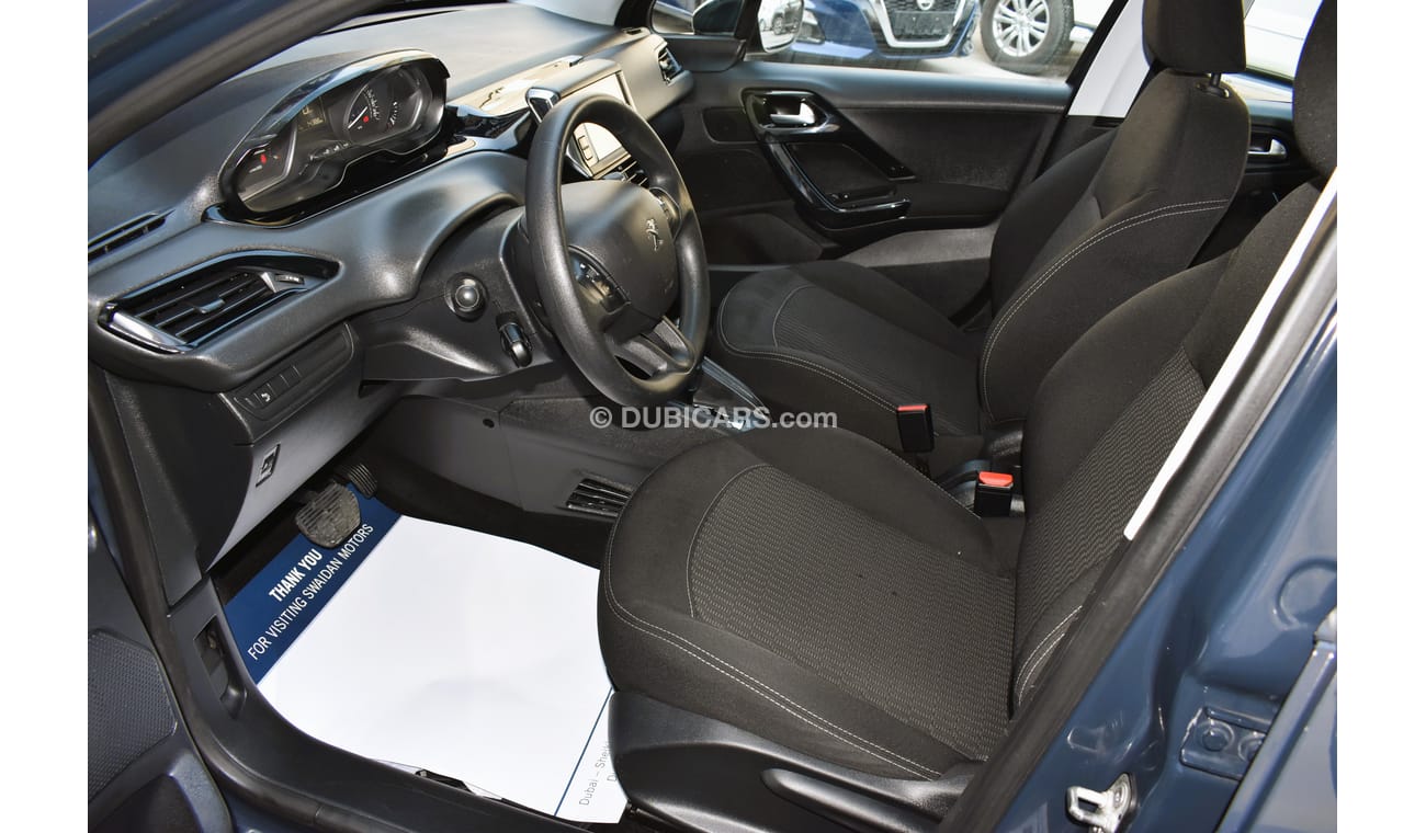 Peugeot 208 AED 459 PM | 1.6L ACTIVE GCC AGENCY WARRANTY UP TO 2024 OR 100K KM
