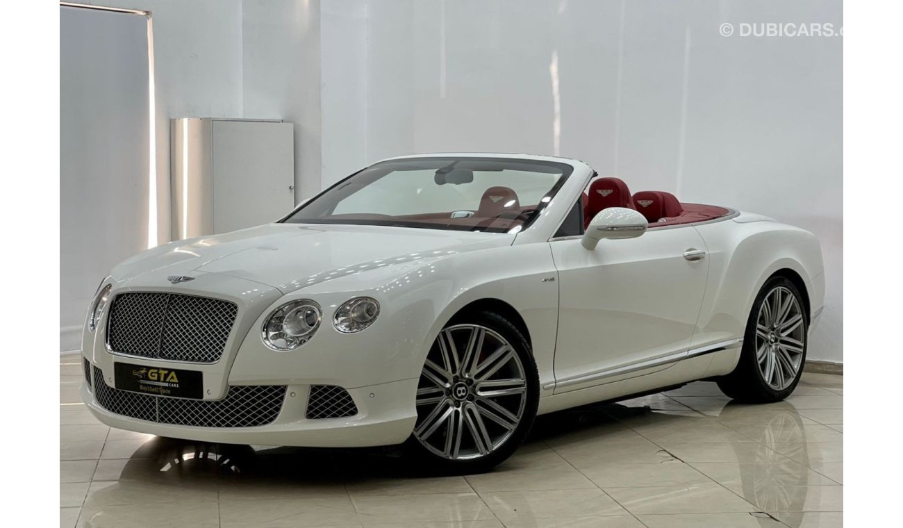 بنتلي كونتيننتال جي تي سي 2014 Bentley Continental GTC W12, Full Bentley Service History, ( One Lady Owner ), GCC