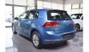 Volkswagen Golf SE صبغ وكاله | Golf 1.4L TSI | GCC Specs | Original Paint | Accident Free | Single Owner | Excellent