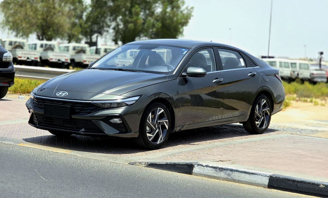 هيونداي إلانترا HYUNDAI ELANTRA 1.6L - CVT - GLX - ELITE - GRAY INSIDE BLACK 