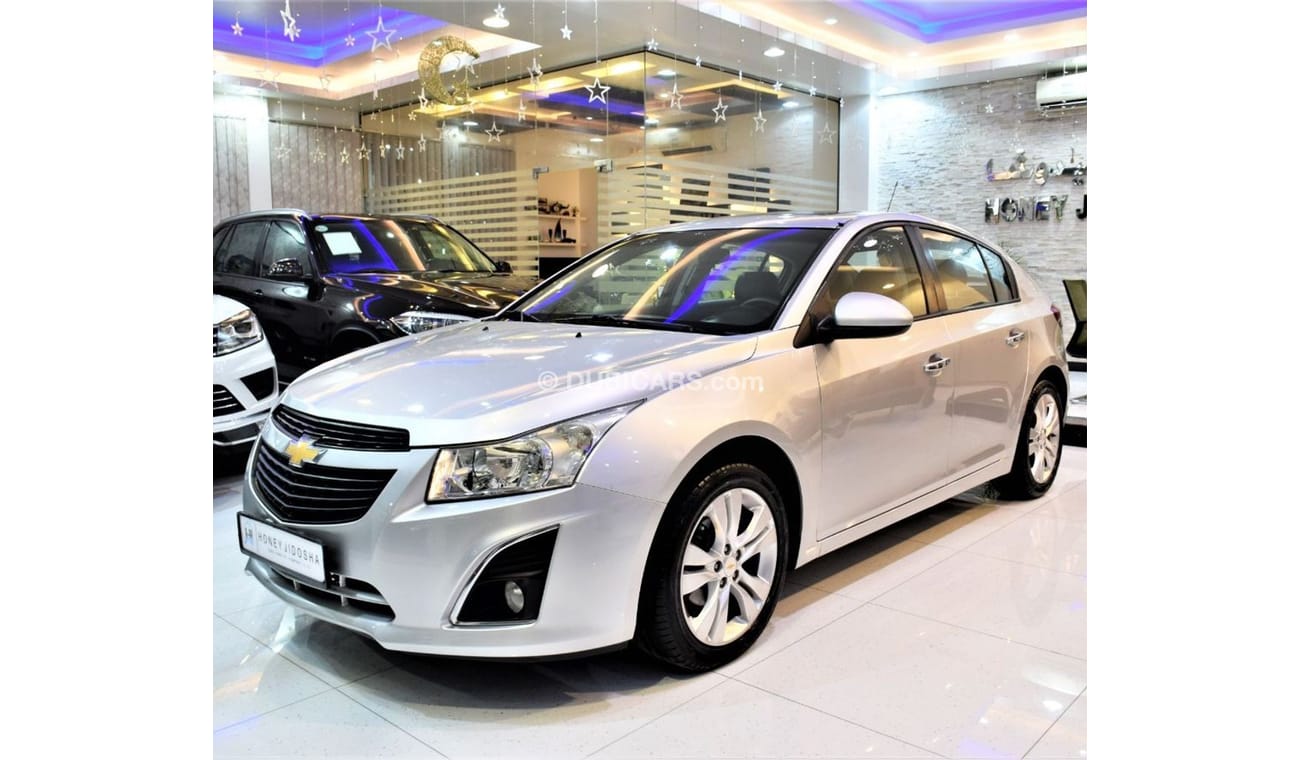 Chevrolet Cruze ORIGINAL PAINT ( صبغ وكاله ) Chevrolet Cruze LT Hatchback 2013 Model!! in Silver Color! GCC Specs
