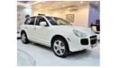 بورش كايان Porsche Cayenne TURBO 2005 Model!! in White Color! GCC Specs