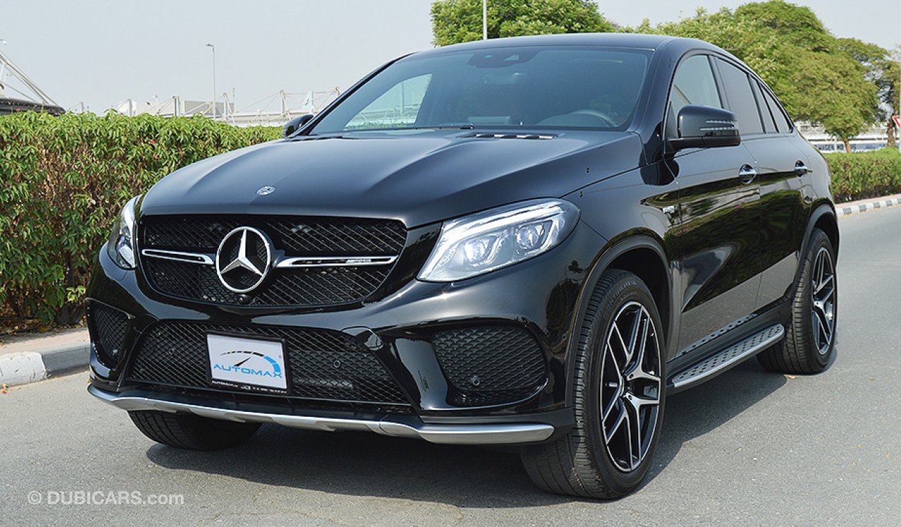 Mercedes-Benz GLE 43 AMG 2019, 3.0L V6 GCC, 0km with 2 Years Unlimited Mileage Dealer Warranty