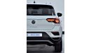 فولكس واجن T-ROC EXCELLENT DEAL for our Volkswagen T-ROC ( 2021 Model ) in White Color GCC Specs