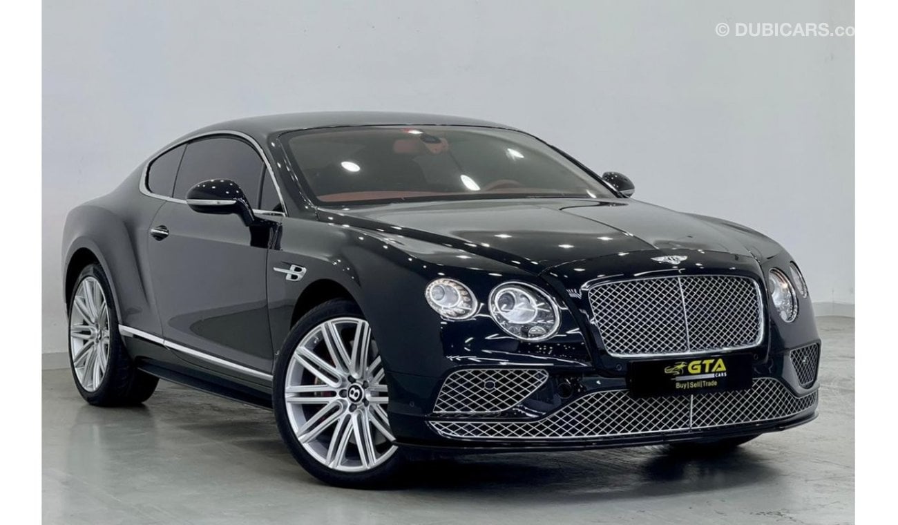 بنتلي كونتيننتال جي تي 2016 Bentley Continental GT Speed, Service History, Warranty, GCC