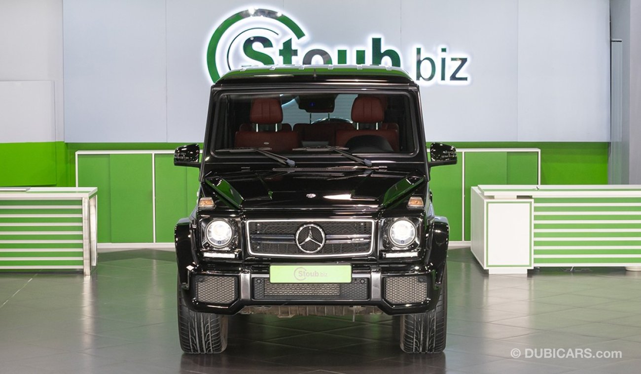 مرسيدس بنز G 63 AMG G63 WITH DESIGNO SEATS IN GREAT CONDITION (FULL SERVICE HISTORY AVAILABLE)