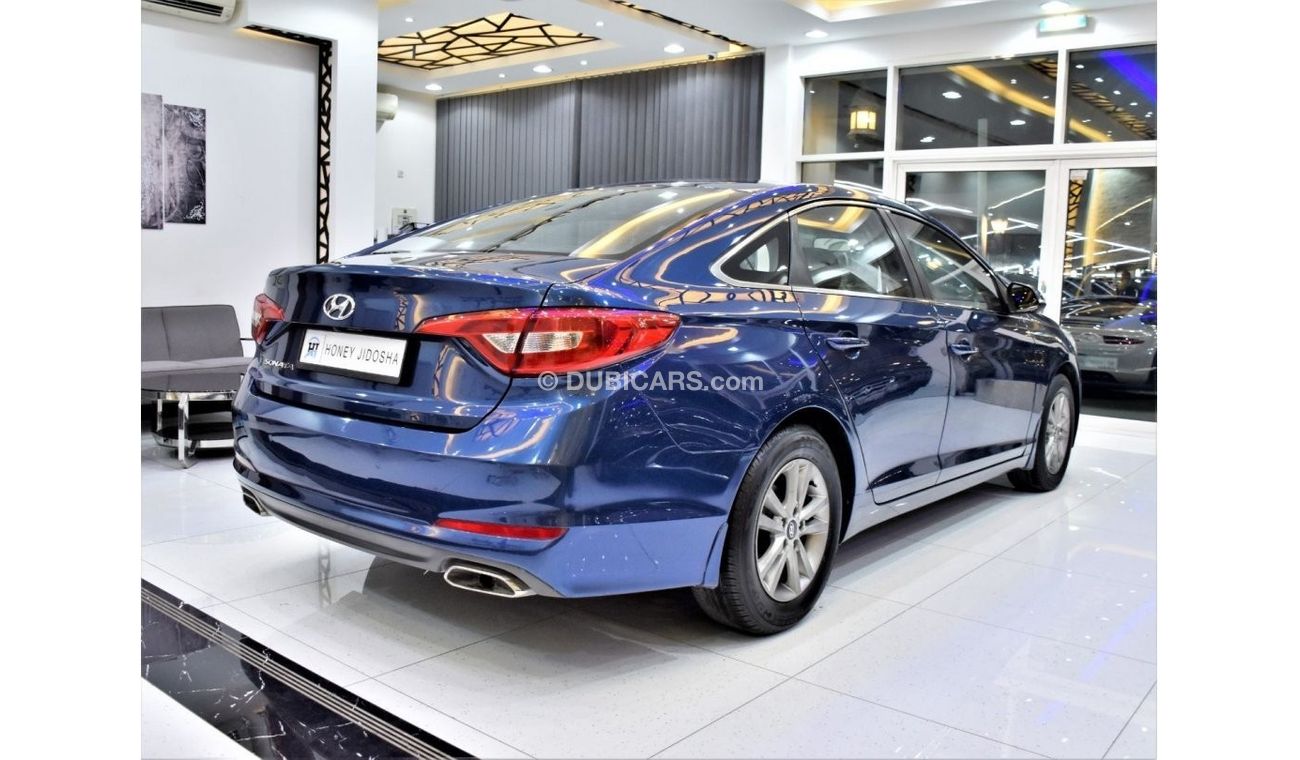Hyundai Sonata EXCELLENT DEAL for our Hyundai Sonata ( 2015 Model ) in Blue Color GCC Specs