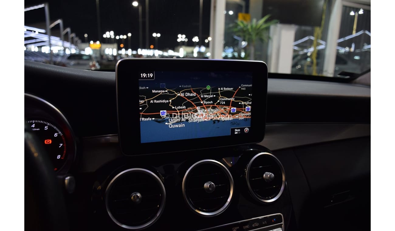 Mercedes-Benz C 180 1.6L Mercedes Benz C180 ( 2017 Model! ) in Grey Color! GCC Specs