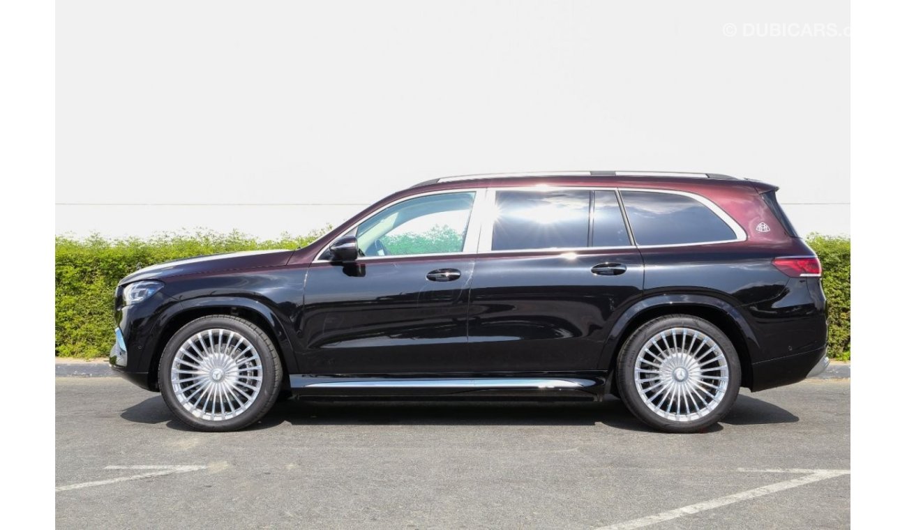 مرسيدس بنز GLS600 Maybach Maybach 4MATIC 2022 Black/Maroon Local Registration + 10%