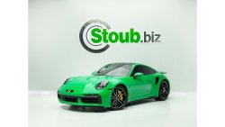 Porsche 911 Turbo S 2021 PORSCHE 911 TURBO S | GCC UNDER WARRANTY | PYTHON GREEN EXTERIOR | LOW MILEAGE | FULL OPTIONS