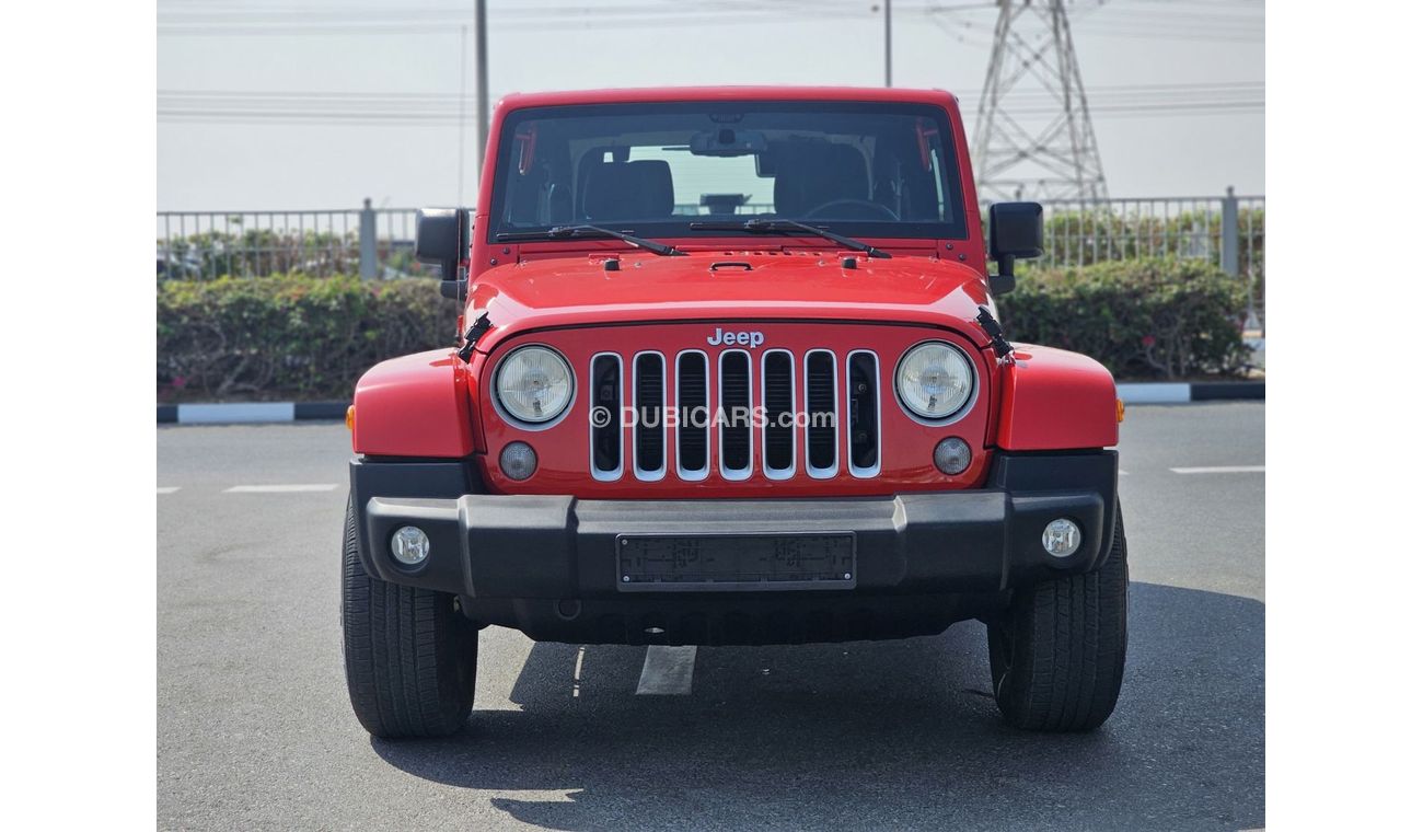 Jeep Wrangler SAHARA 2017 GCC LOW MILEAGE SINGLE OWNER WITH WARRANTY IN MINT CONDITION
