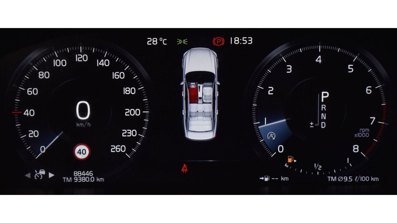 Volvo S90 EXCELLENT DEAL for our Volvo S90 T6 R- Design AWD ( 2018 Model ) in Blue Color GCC Specs