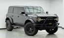 فورد برونكو 2021 Ford Bronco Wildtrak,Jan/2027 Agency Warranty+Service Contract, Full Service History, GCC