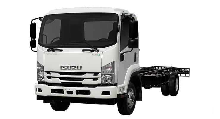 Isuzu Forward cover - Front Left Angled