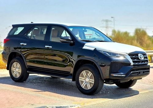Toyota Fortuner TOYOTA FORTUNER PETROL 2.7 - MANUAL A.C - ALLOY WHEELS - 2025 MODEL - BLACK INSIDE BROWN - GCC SPE