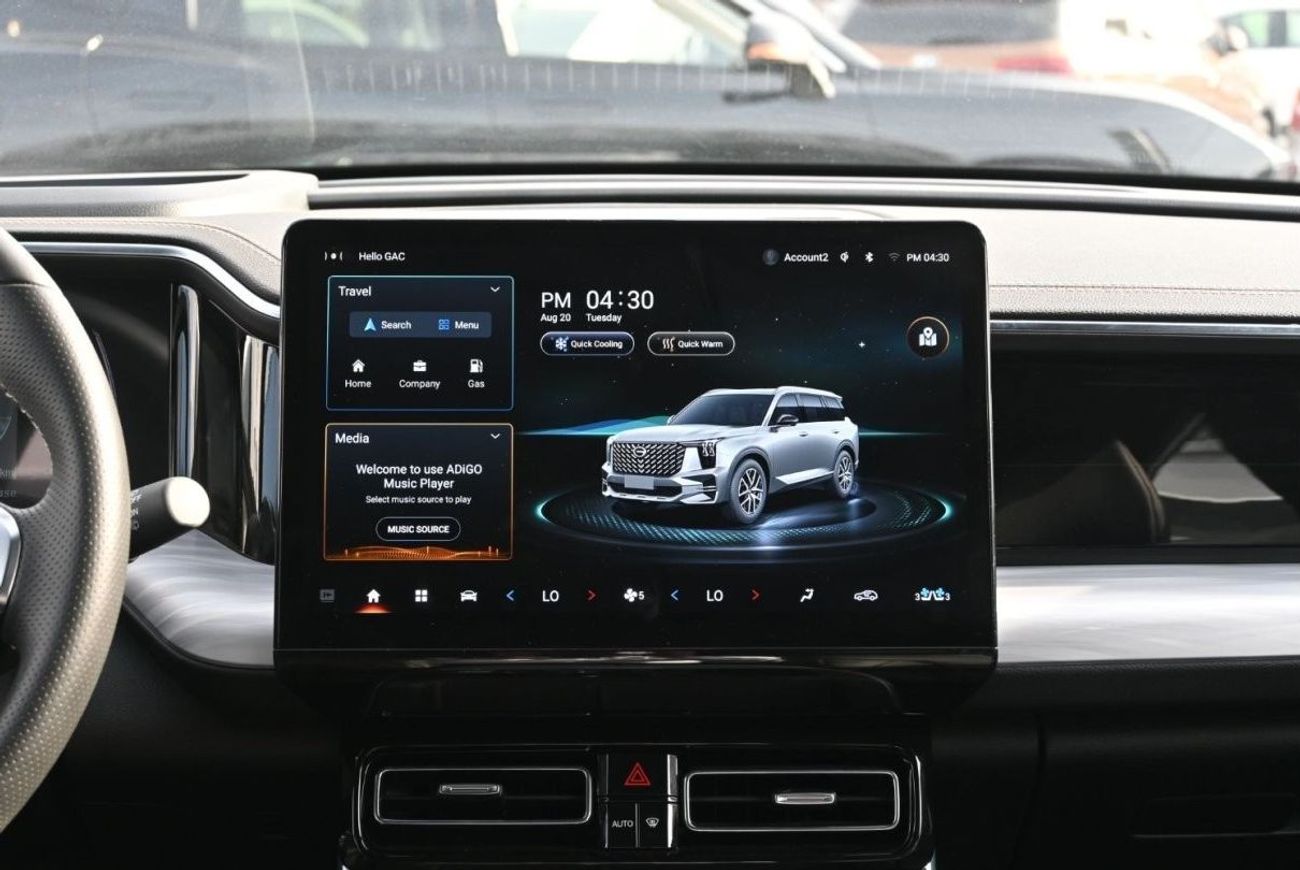 GAC GS8 GAC GS8 2.0L Turbo, 4WD, 8 Speed AT, 7 Seater, Color White, Model 2024