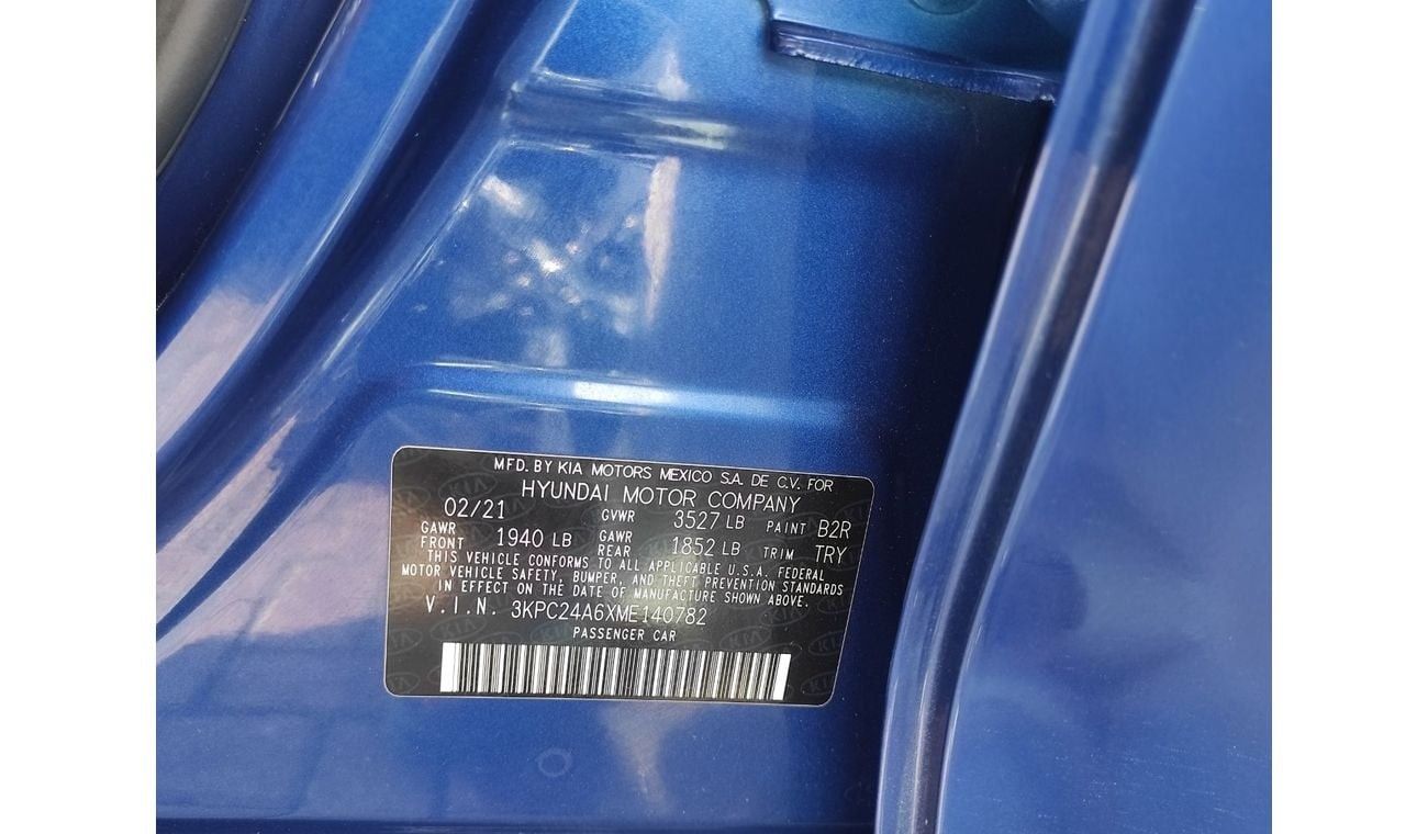 Hyundai Accent Top 1.6L (138 HP) Hyundai Accent 2021 1.6 usa full automatic