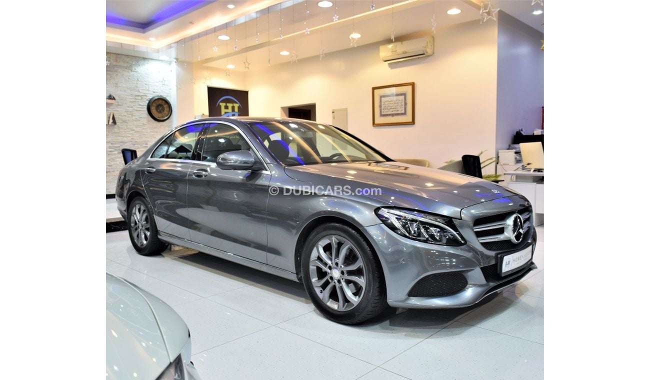 Mercedes-Benz C 180 1.6L Mercedes Benz C180 ( 2017 Model! ) in Grey Color! GCC Specs