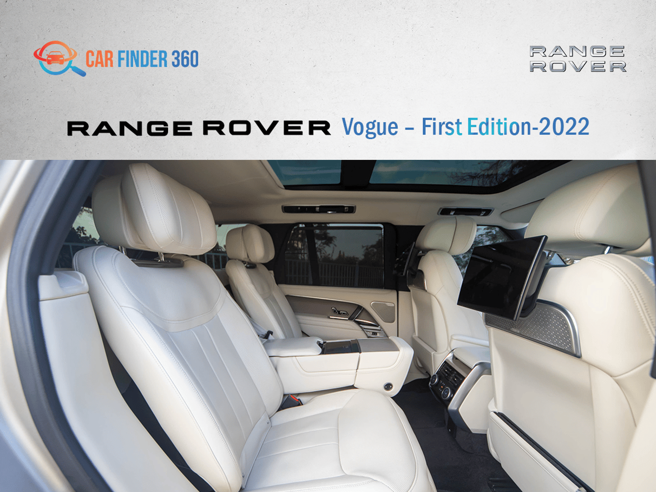 Land Rover Range Rover 2022 Range Rover Vogue First Edition in German specification