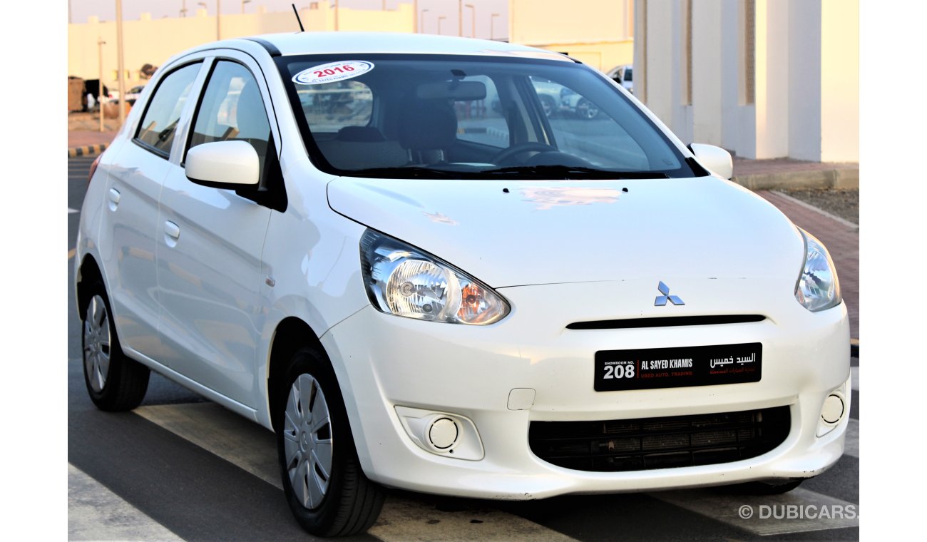 Mitsubishi Mirage Mitsubishi Mirage 2016 GCC in excellent condition, without accidents, very clean inside and out