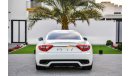 Maserati Granturismo Maserati GranTurismo S Sport 4.7L V8 - 2015 - Under Warranty - AED 3,701 per month - 0% Downpayment