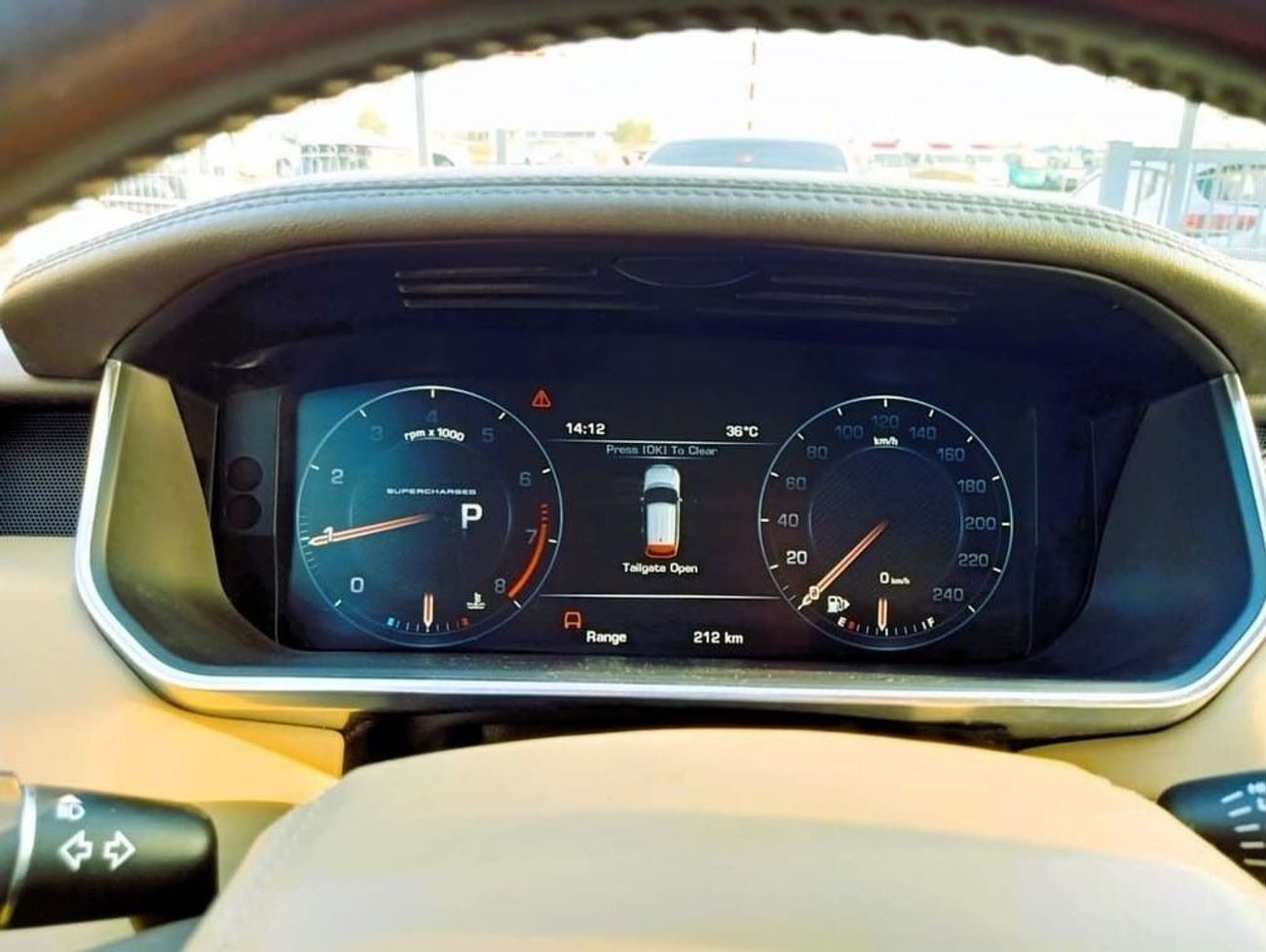 Land Rover Range Rover Autobiography 5.0 L A/T 2015 MODEL BLACK COLOR USED AS SEEN