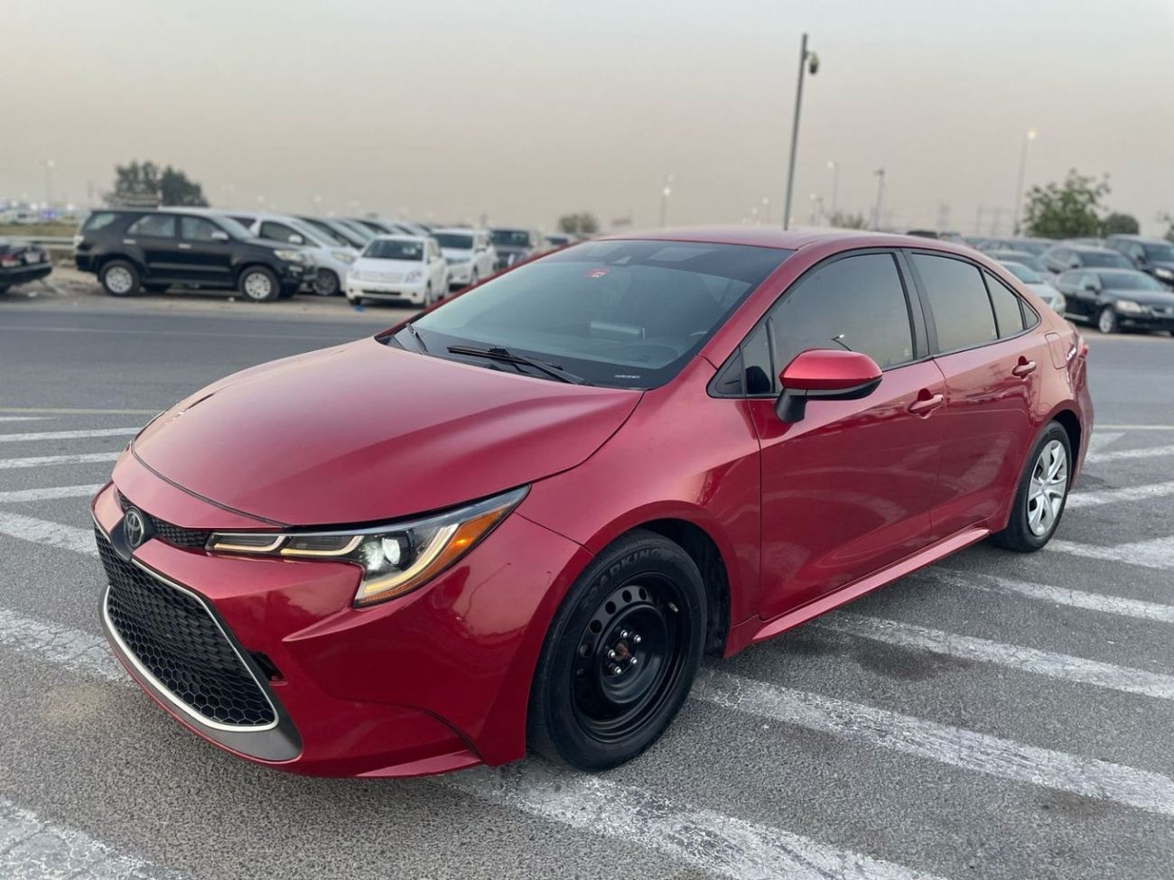 تويوتا كورولا 2020 Toyota Corolla LE – Excellent Condition – Red Color – Best Price