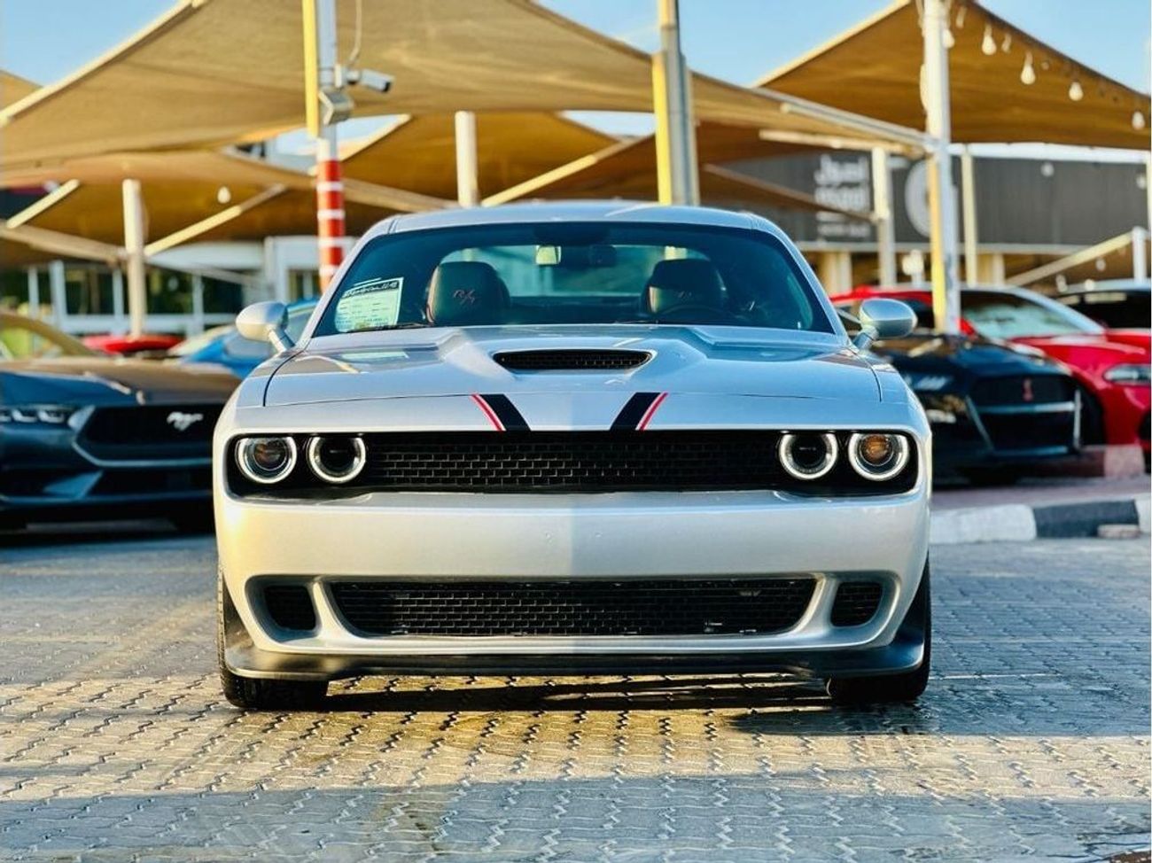 Dodge Challenger R/T 5.7L (370 HP) | Monthly AED 1680/- | 0% DP | Custom Leather Seats | Touch Screen | # 95971