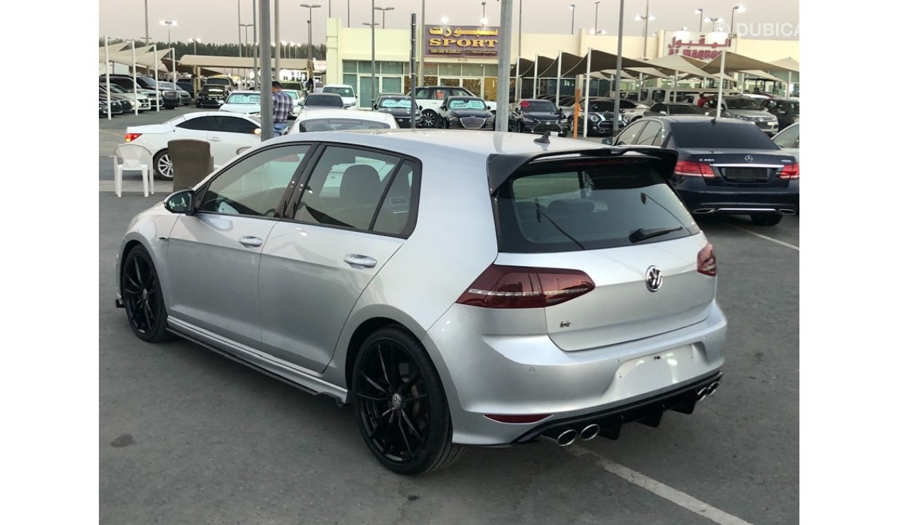 Volkswagen Golf GOLF R MODEL 2015 GCC car perfect condition full option panoramic roof leather seats back camera bac