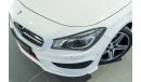 مرسيدس بنز CLA 250 2016 Mercedes-Benz CLA 250 Sport AMG / Mercedes Benz Extended Warranty