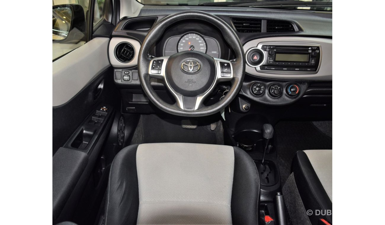 Toyota Yaris EXCELLENT DEAL for our Toyota Yaris 2012 Model!! in White Color! GCC Specs