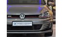 فولكس واجن جولف Volkswagen GTi 2016 Model!! in Grey Color! GCC Specs