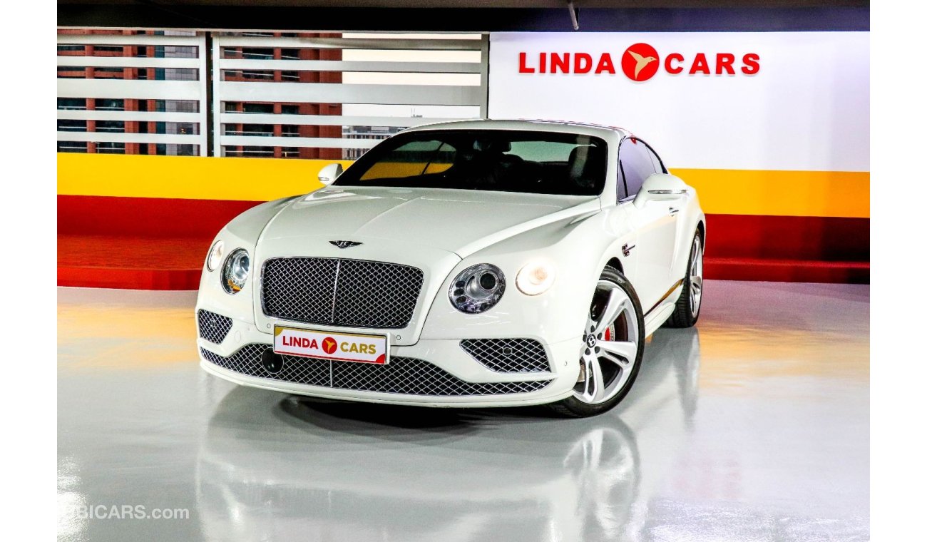 بنتلي كونتيننتال جي تي Bentley Continental GT Speed 2016 GCC under Agency Warranty with Flexible Down-Payment.