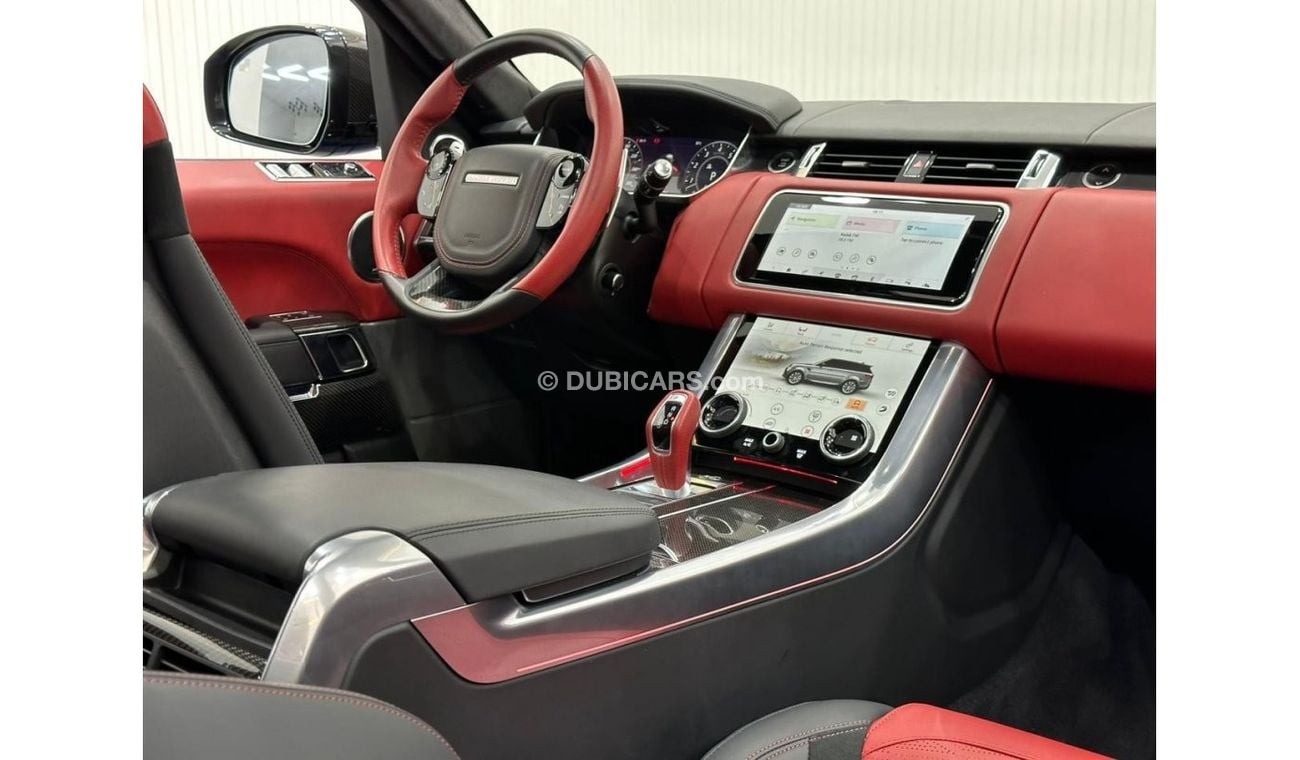 لاند روفر رينج روفر سبورت 2022 Range Rover Sport SVR Carbon, June 2025 Warranty, Service Contract, Full Options, Low Kms, Euro