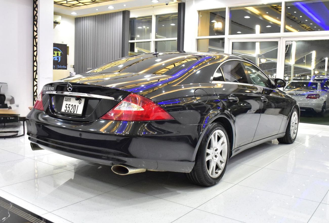 Mercedes-Benz CLS 350 EXCELLENT DEAL for our Mercedes Benz CLS 350 ( 2006 Model ) in Black Color Japanese Specs