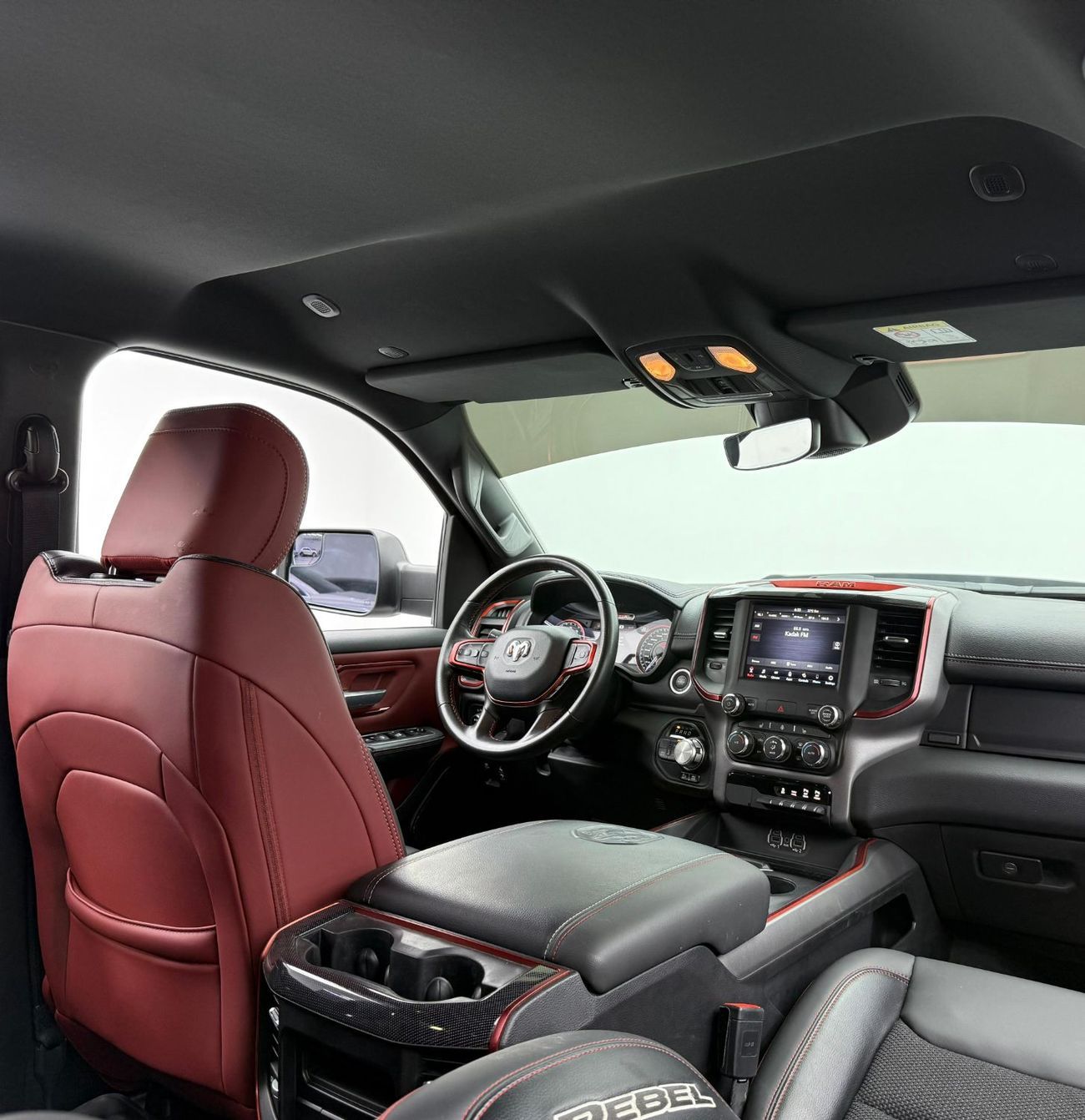 رام 1500 Rebel Crew Cab 5.7L 2021 RAM 1500 Rebel, 5.7L V8 4WD, 395bhp, 8 Speed Auto Gearbox. AED 155,000 or A