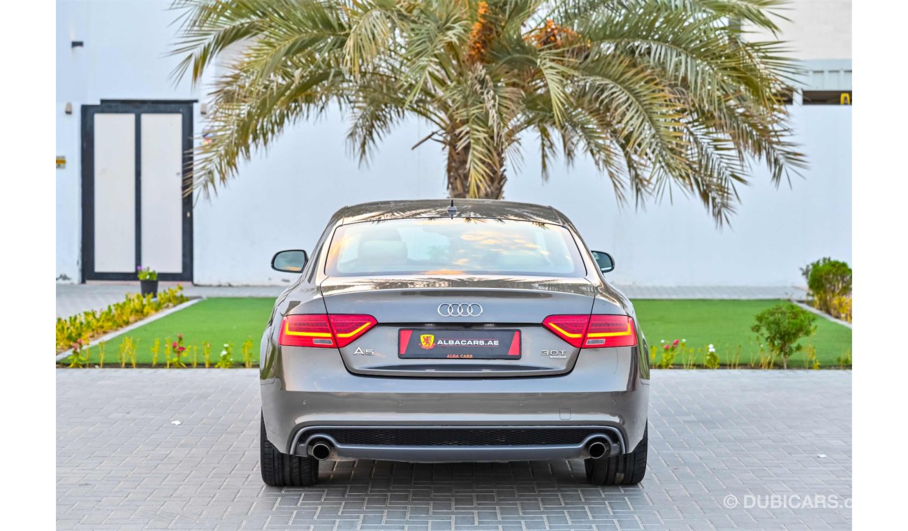 أودي A5 S-line 3.0L V6 | 1,155 P.M | 0% Downpayment | Full Option | Exceptional Condition!