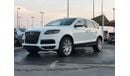 Audi Q7 AUDI Q7 MODEL 2013 GCC CAR PER CONDITION FULL OPTION PANORAMIC ROOF LEATHER SEATS BACK CAMERA