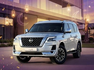 Nissan Patrol EID SALE! 1 YEAR FREE WARRANTY  AED 3,600 P.M | 0% DOWN PAYMENT | NISSAN PATROL SE PLATINUM | 2024 |