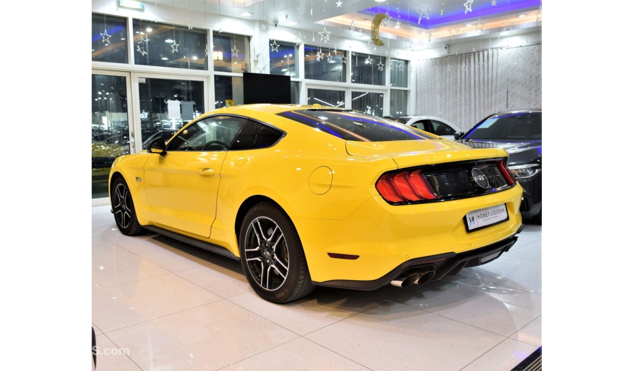 Ford Mustang EXCELLENT DEAL for our Ford Mustang 5.0 GT 2018 Model!! in Yellow Color! GCC Specs