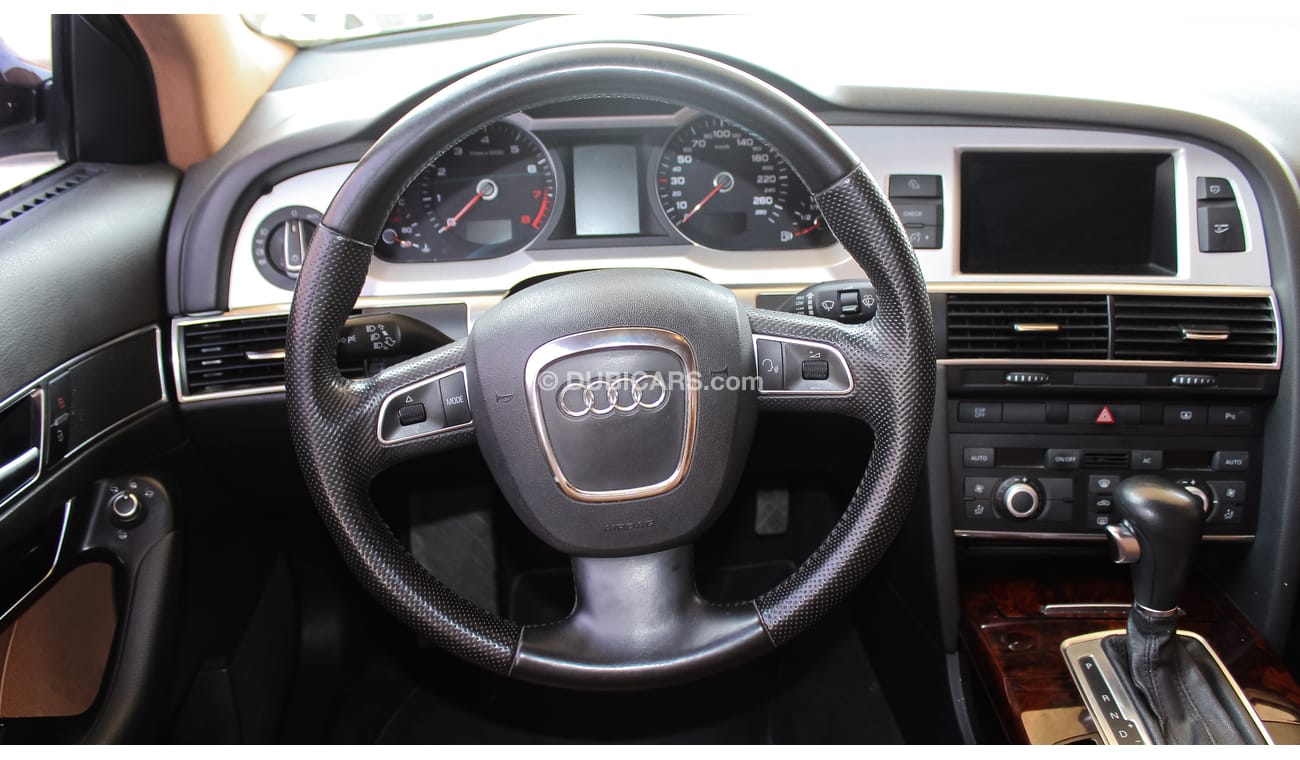 Audi A6 2010 model full options Gulf specs  DVD camera leather interiors sunroof