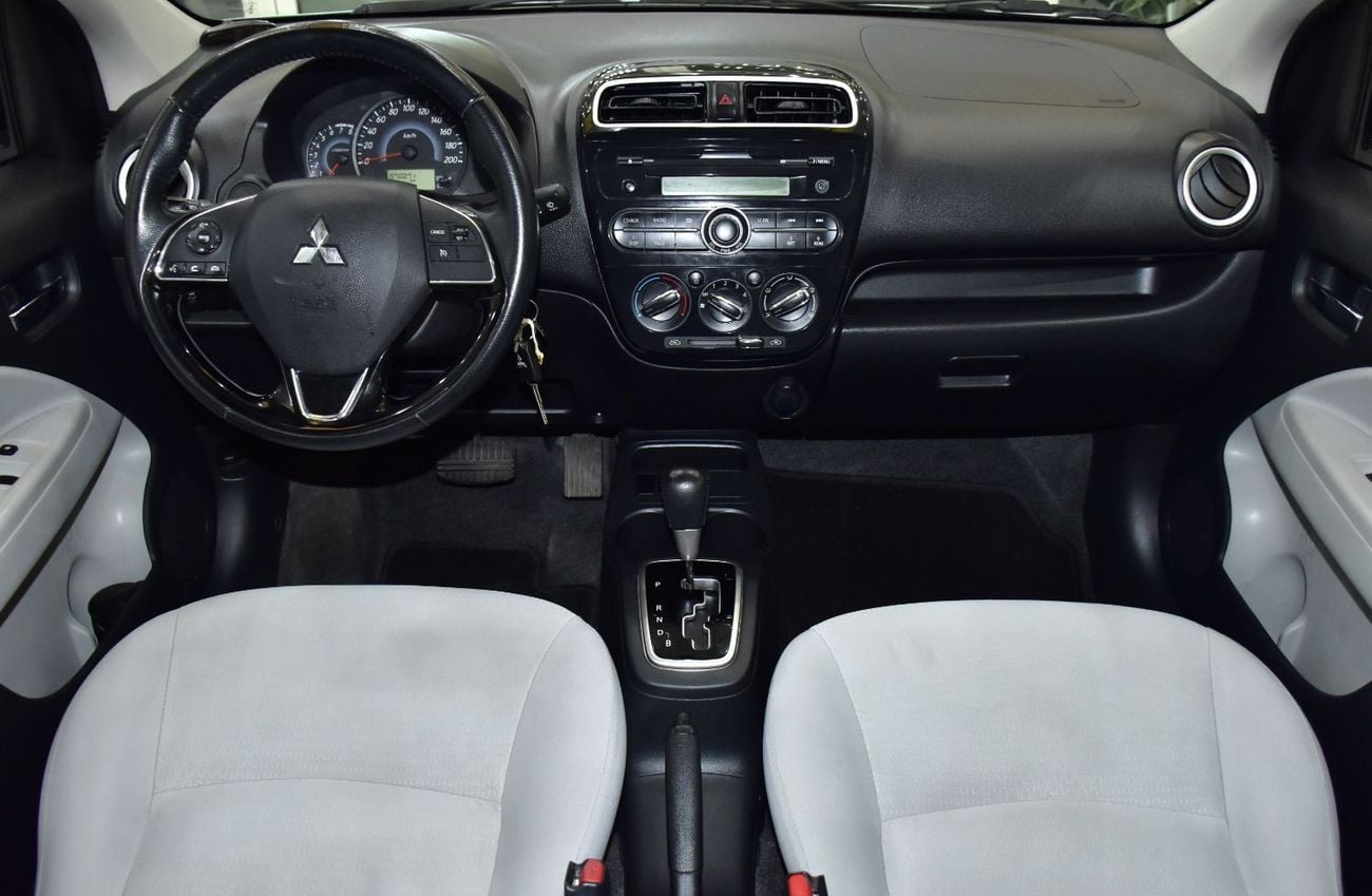 Mitsubishi Attrage EXCELLENT DEAL for our Mitsubishi Attrage ( 2021 Model ) in Silver Color GCC Specs