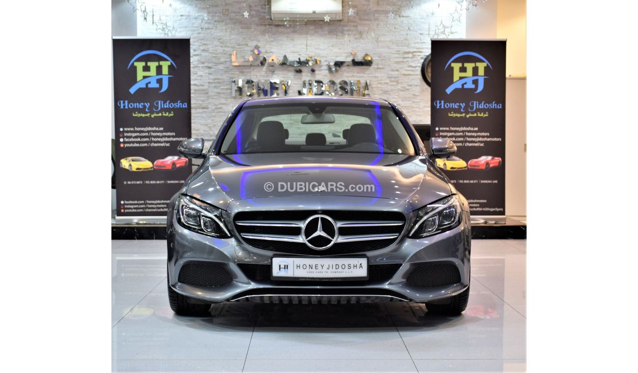 Mercedes-Benz C 180 1.6L Mercedes Benz C180 ( 2017 Model! ) in Grey Color! GCC Specs