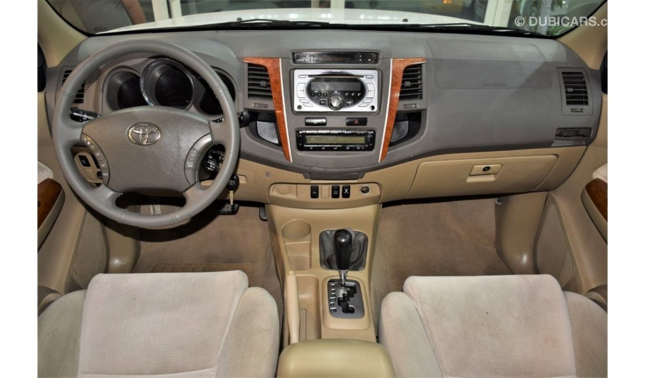 تويوتا فورتونر EXCELLENT DEAL for our Toyota Fortuner SR5 V6 ( 2010 Model! ) in White Color! GCC Specs