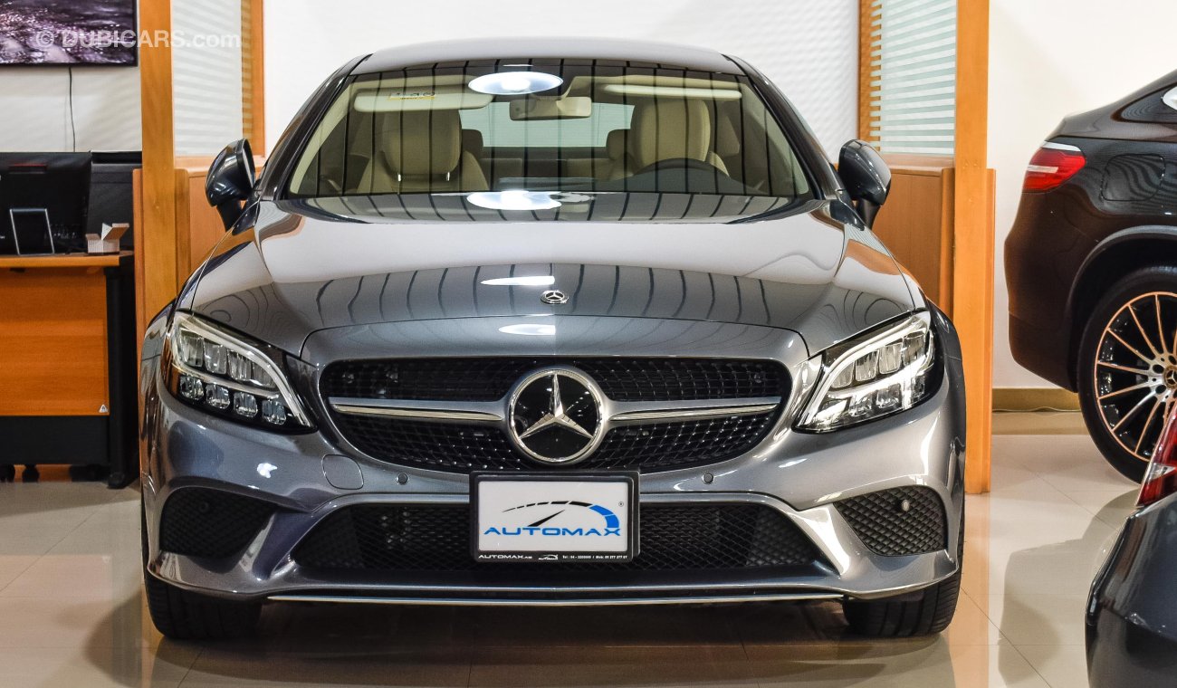 مرسيدس بنز C 200 كوبيه 2019 AMG, GCC , 0km with 2 Years Unlimited Mileage Warranty from Dealer