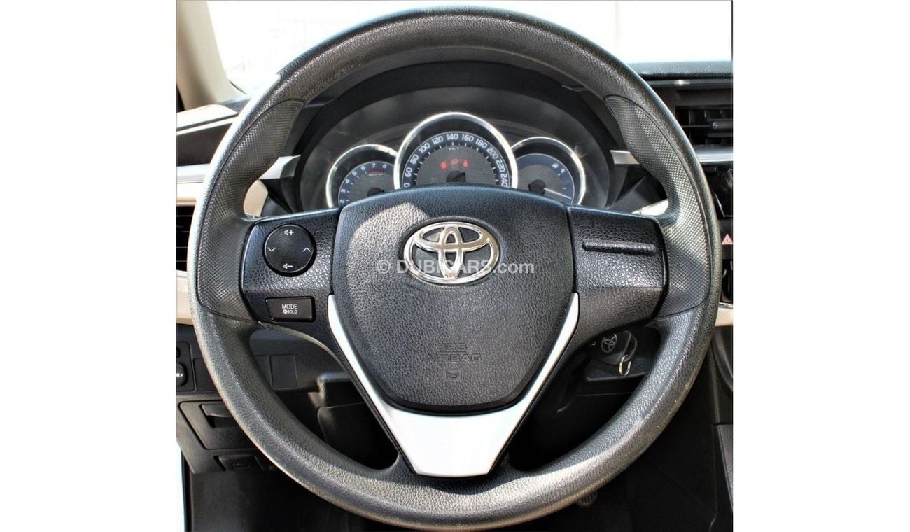 Toyota Corolla Toyota Corolla 2015 GCC SE 1.6 in excellent condition without accidents, very clean from inside and