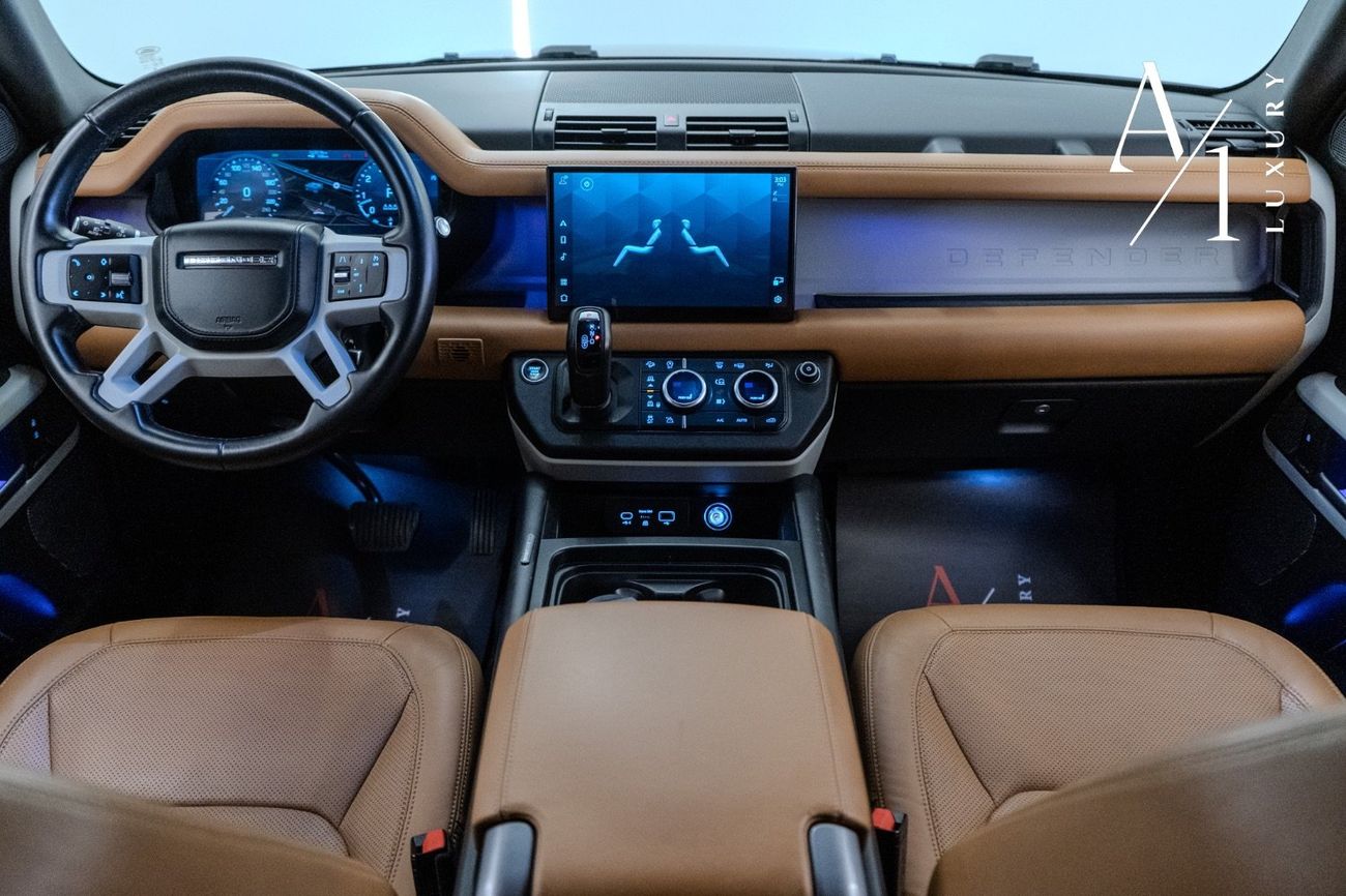 لاند روفر ديفندر 2023 Defender P400 Kahn Edition, Warranty, Excellent Condition, GCC Specs