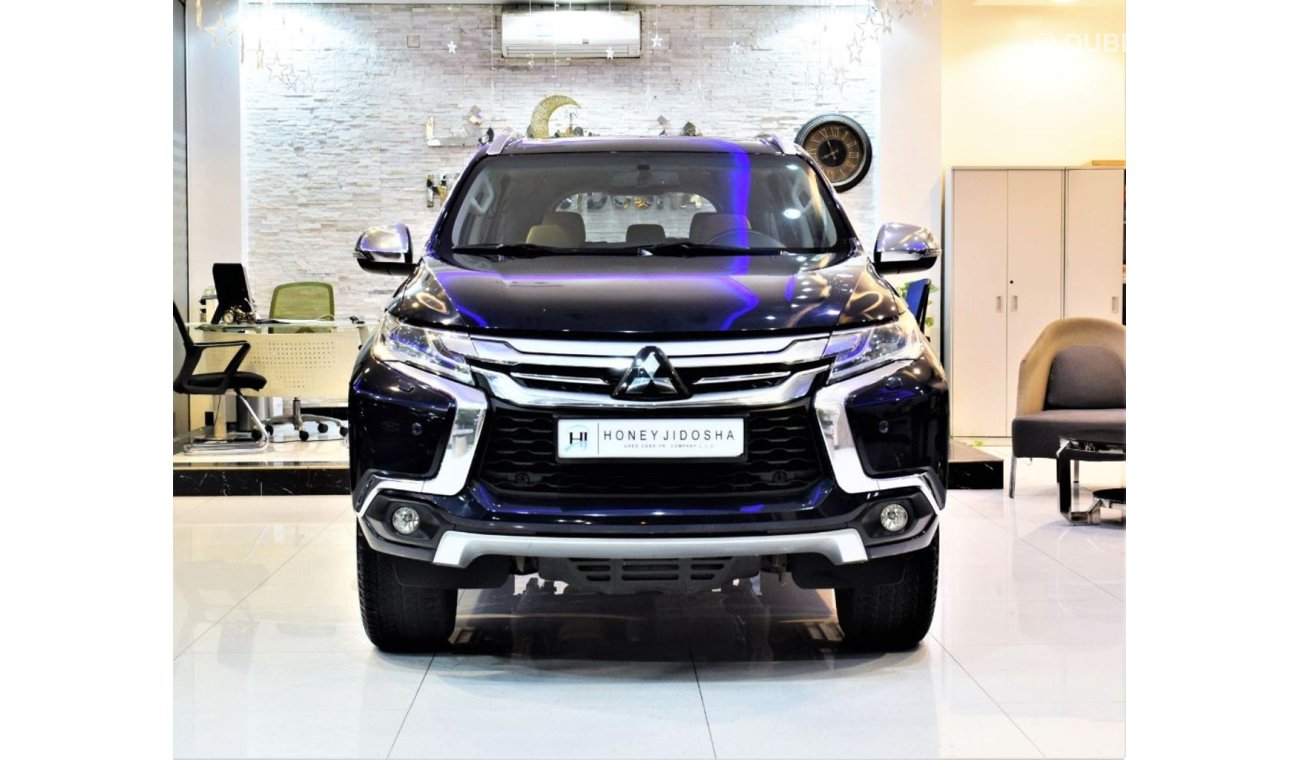 Mitsubishi Montero ORIGINAL PAINT!! ( صبغ وكاله ) AMAZING Mitsubishi Montero Sport 2016 Model!! in Dark Blue Color! GCC